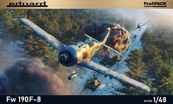 Eduard 1/48 Scale - FW 190F-8 Profipack Edition