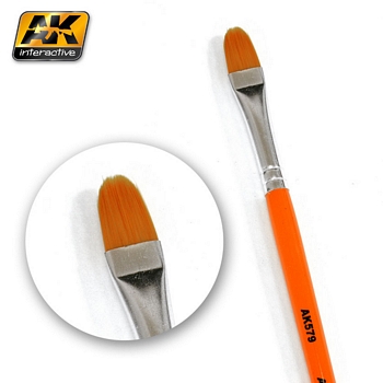 AK Interactive Synthetic Rounded Weathering Brush