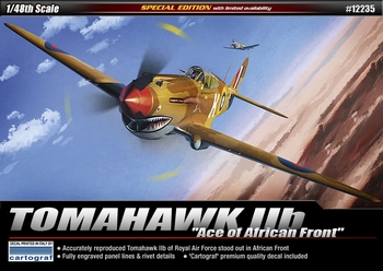 Academy 1/48 Scale - Tomahawk IIb "Ace of the African Front"