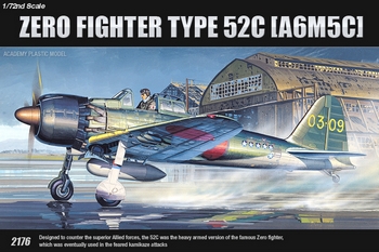 Academy 1/72 Scale - A6M5c Zero Fighter Type 52c