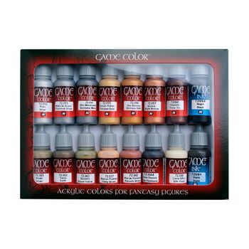 Game Color Leather & Metal Paint Set