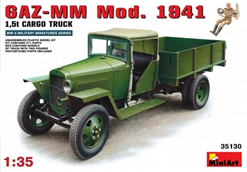 MiniArt 1/35 Scale - GAZ-MM Mod.1941 1.5T Cargo Truck
