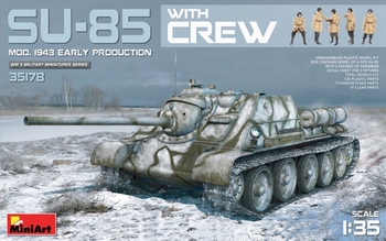 MiniArt 1/35 Scale - SU-85 Early Production Mod.1943 with Crew