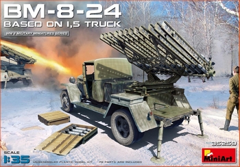 MiniArt 1/35 Scale - BM-8-24 Based On 1.5T Truck