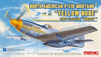Meng 1/48 Scale - North American P-51D Mustang \"Yellow Nose\"