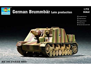 Trumpeter 1/72 Scale - German Brummbär Late Production