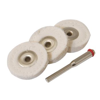 Rotary Tool Loose Leaf Buffing Wheels 3 Pack