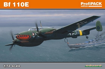 Eduard 1/72 Scale - Bf 110E Profipack Edition