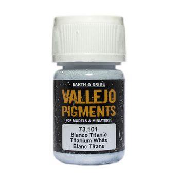 Vallejo Pigment 73101 Titanium White 30ml