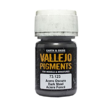 Vallejo Pigment 73123 Dark Steel 30ml