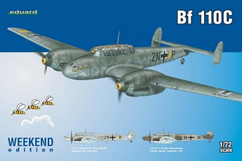 Eduard 1/72 Scale - Bf 110C Weekend Edition