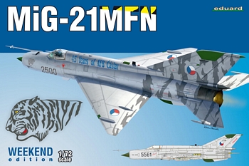Eduard 1/72 Scale - MiG-21MFN Weekend Edition
