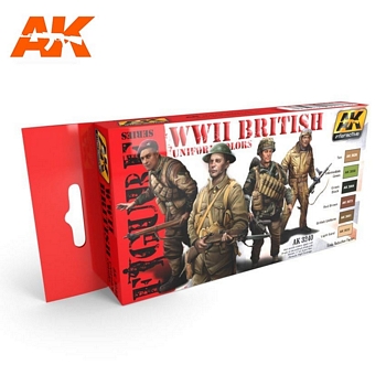 AK Interactive WWII British Uniform Colors