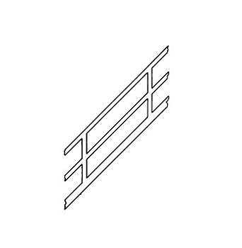 Plastruct SRS-8 90693 Stair Rail 1:48 Scale