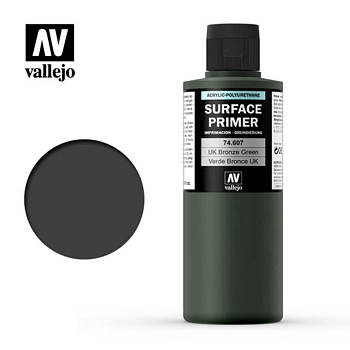 Vallejo Surface Primer – 74607 UK Bronze Green 200ml