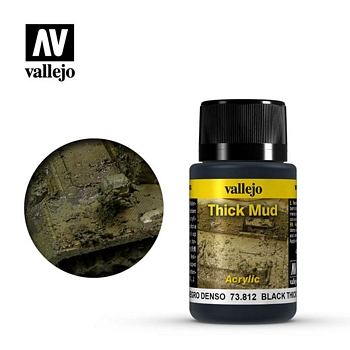 Vallejo Weathering Effects - Black Mud 40ml