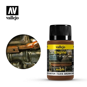 Vallejo Weathering Effects - Brown Engine Soot 40ml